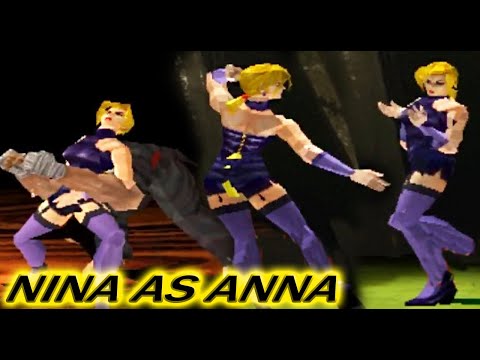 [TAS] Nina With Anna's Moves Gameplay - Tekken 2 (Arcade Version) (Remake) (Requested)