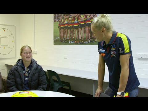 Erin surprises Crows Draftee Teah