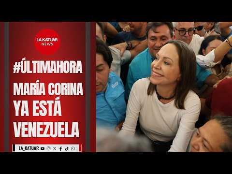 🚨#ÚLTIMAHORA 🇻🇪🔴 ¡MARÍA CORINA MACHADO YA ESTÁ EN VENEZUELA! | #LAKATUAR | 25 OCTUBRE 26