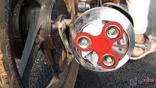 make machine gun silencer using fidget spinner