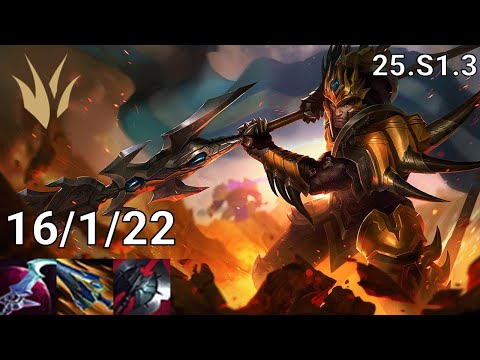 Jarvan IV Jungle vs Xin Zhao - EUW Master | Patch 25.S1.3