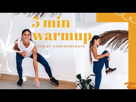 5 MIN WARMUP FOR AT HOME WORKOUTS || no equipment || ROCAMOON
