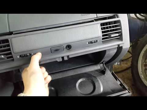 Как снять бардачок на BMW E36