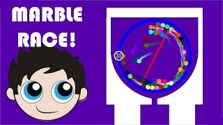 Marble Race with Kinder Playtime - Made in Algodoo!