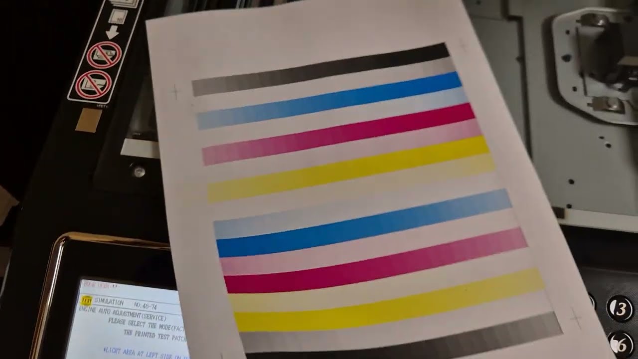 Initialize Developer, Reset Maintenance Counter, and Perform Print/Copy Calibration on SHARP MX-2614