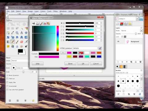 GIMP Tutorial Teil 1 (Grundfunktionen): German/English