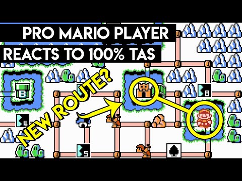 Pro Mario Player Reacts to SMB3 100% TAS new strats?? *YE*