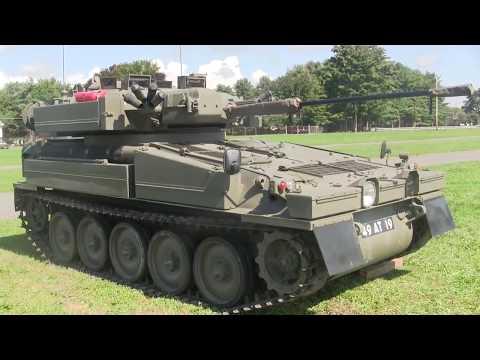 British Alvis CVR(T) Sabre light tank detail walk around