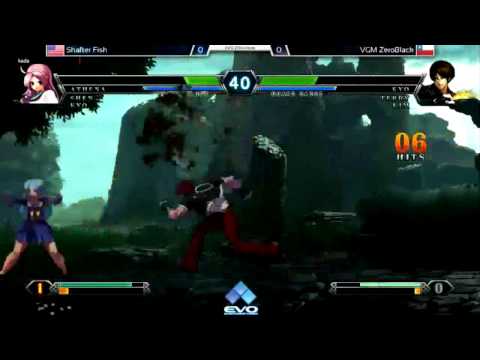 shafter fish (USA) vs VGM ZeroBlack (CHILE) EVO 2014 | KOF XIII