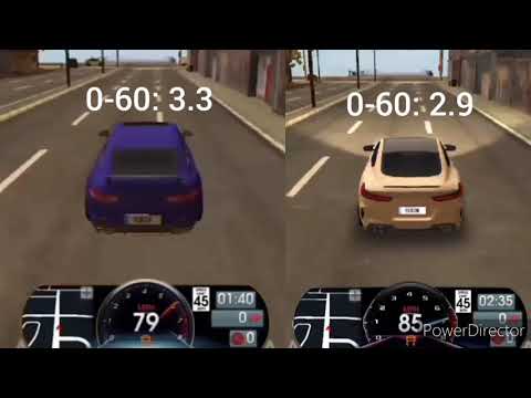 Driving School Sim Drag Race| M8 Competition VS AMG GT 4 door