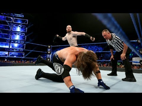 WWE Smackdown AJ Styles vs  Aiden English 3 July 2018