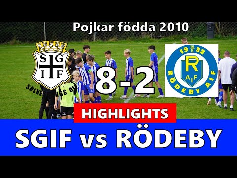 SGIF vs Rödeby 8-2 HIGHLIGHTS pojkar födda 2010