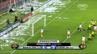 preview picture of video 'Barcelona 4 - 3 Cobreloa Copa Sudamericana 2012'