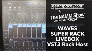 Video thumbnail for Waves SuperRack LiveBox - Gearspace @ NAMM 2024 by Gearspace Forum