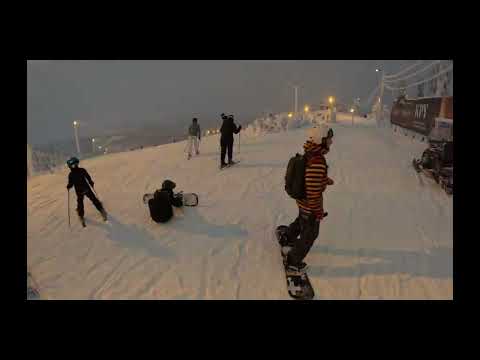 Tahko Ski Resort in Finland during the winter season of December 2023