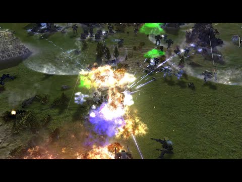 Aeon vs UEF - M27 AI vs M27 AI - Supreme Commander Forged Alliance