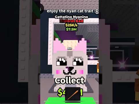 NEW GATTATINO NYANINO BRAIN ROT in STEAL A BRAINROT #stealabrainrot #stealabrainrotroblox