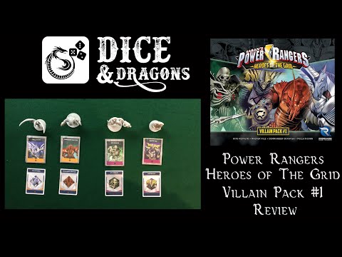 Dice and Dragons - Power Rangers Heroes of the Grid Villain Pack #1