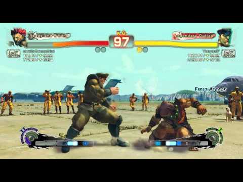 Ultra Street Fighter IV battle: Akuma vs M. Bison