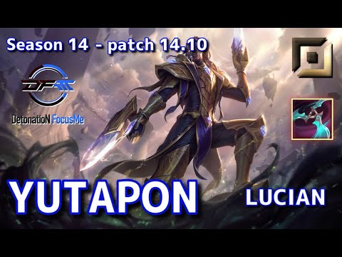 【JPサーバー/Unranked】DFM Yutapon ルシアン(Lucian) VS ジンクス(Jinx) BOT - Patch14.10 JP Ranked【LoL】