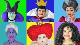 Disney Villains Makeup Compilation pt 2 | Makeup Halloween Costumes and Toys