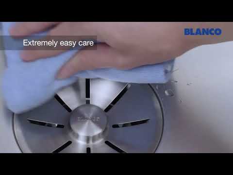 Blanco Příslušenství - Odtoková sada InFino, s ovládáním odtoku, tmavá ocel 207444