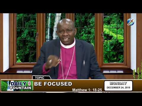DAILY FOUNTAIN OF DECEMBER 24, 2018 - RT. REV'D GODFREY IFEANYI EKPENISI