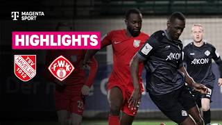 TSV Havelse - Würzburger Kickers | Highlights 3. Liga | MAGENTA SPORT