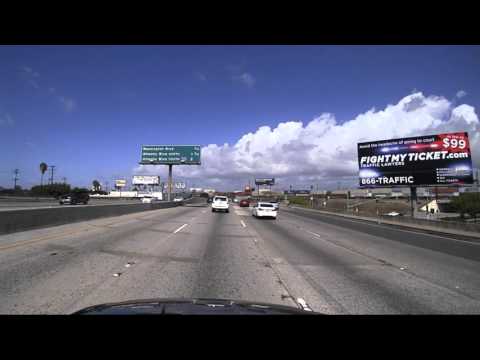 Anaheim to Hollywood ... Los Angeles Freeway Timelapse