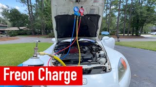 Honda S2000 Freon Charge