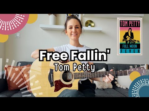 FREE FALLIN' - Tom Petty [Beginner/Intermediate Guitar Lesson Tutorial]