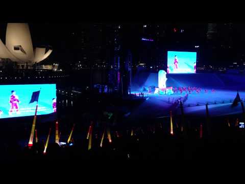 National Day Parade 2013 Preview 2 - Merlion Enters Parade (With Animation)
