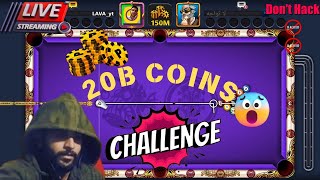20B Coin Challenge in 8 Ball Pool - Join the Live Action!