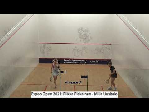 EspooOpen21: Milla Uusitalo HSRC -  Riikka Piekainen ESRC