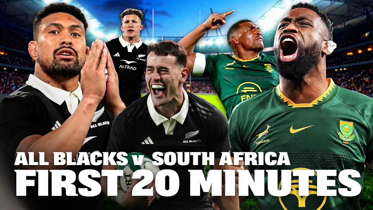 South Africa Didn't Know What Hit Them | All Blacks v South Africa 2025 First 20 Mins