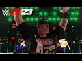 WWE 2K23 - John Cena (Entrance, Signature, Finisher)