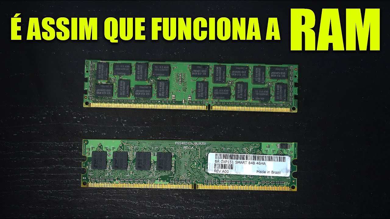 VOCÊ NUNCA VIU A MEMÓRIA RAM DESSE JEITO, ENTENDA!