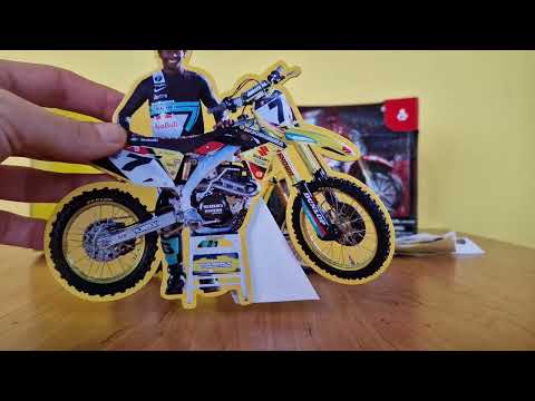 New Ray 1:12 Suzuki RM-Z 450 James Stewart Yoshimura Factory Racing#newray #diecastbike