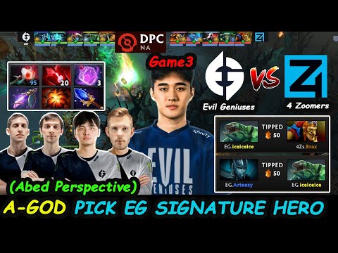 Abed Storm Spirit EG Signature Hero |  Evil Geniuses vs 4 Zoomers DPC 2021 NA Upper Division Game3