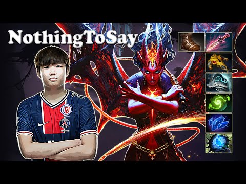 NothingToSay - Queen of Pain Midlane with MinD ContRoL vs Miracle | Dota 2 7.31d Gameplay
