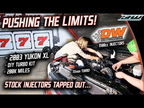 What Happens If You Turbo a 5.3L Yukon With No Other Mods? PART 2: Fuel Injector Upgrade! (RIP 4L60)
