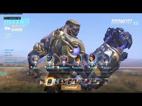 Overwatch Dannedd Has Some Nasty Doomfist Skills - On Fire -