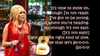 Hannah Montana Forever - LOVE THAT LET&#39;S GO [Featuring Billy Ray Cyrus] lyrics