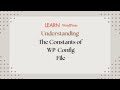 Everything You Need To Know About Wp Config Php Understanding Constants Of WordPress WP Config