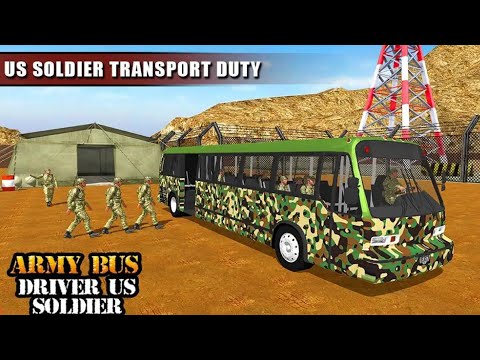 Army Bus Driver US Soldier Transport Duty 2017