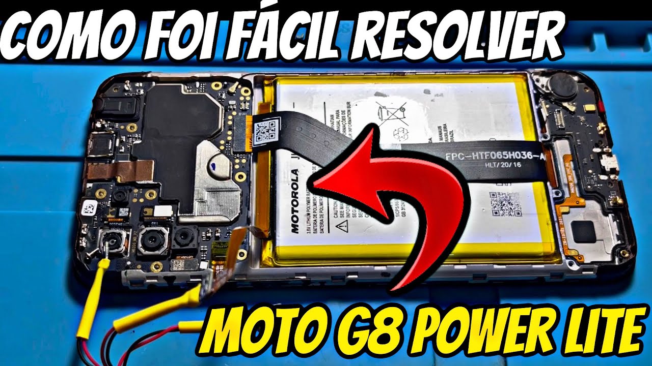 Moto G8 Power Lite modelo XT2055 não liga da sinal nenhum de vida | Como resolver