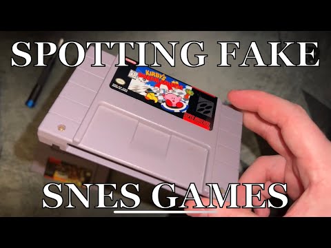 Spotting Fake SNES Games | Retro Gaming How To