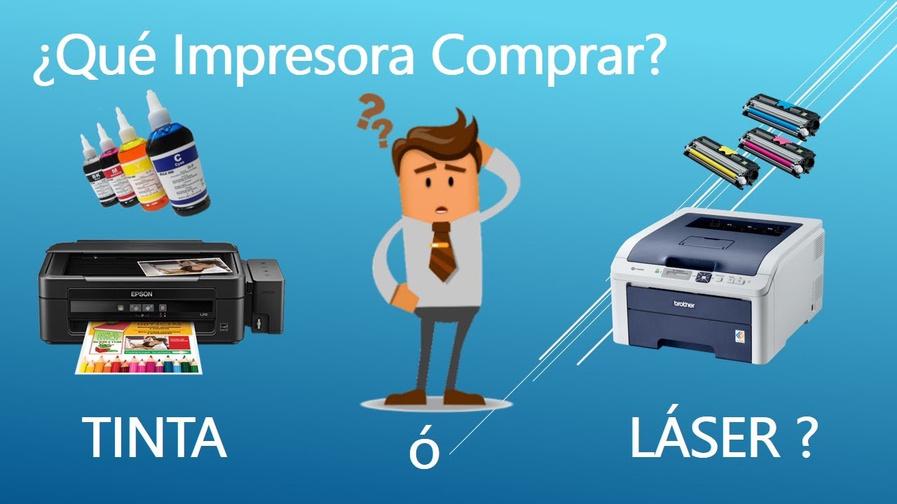 ¿Qué Impresora Comprar láser o tinta