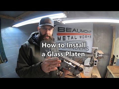 How to Install a Glass Platen for your 2x72 Grinder