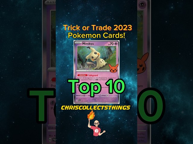 Vídeo relacionado con Pokemon 2023 Trick or Trade Mimikyu & Pikachu | 6 mini paquetes de refuerzo